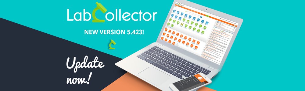 LabCollector v5.423 release news update