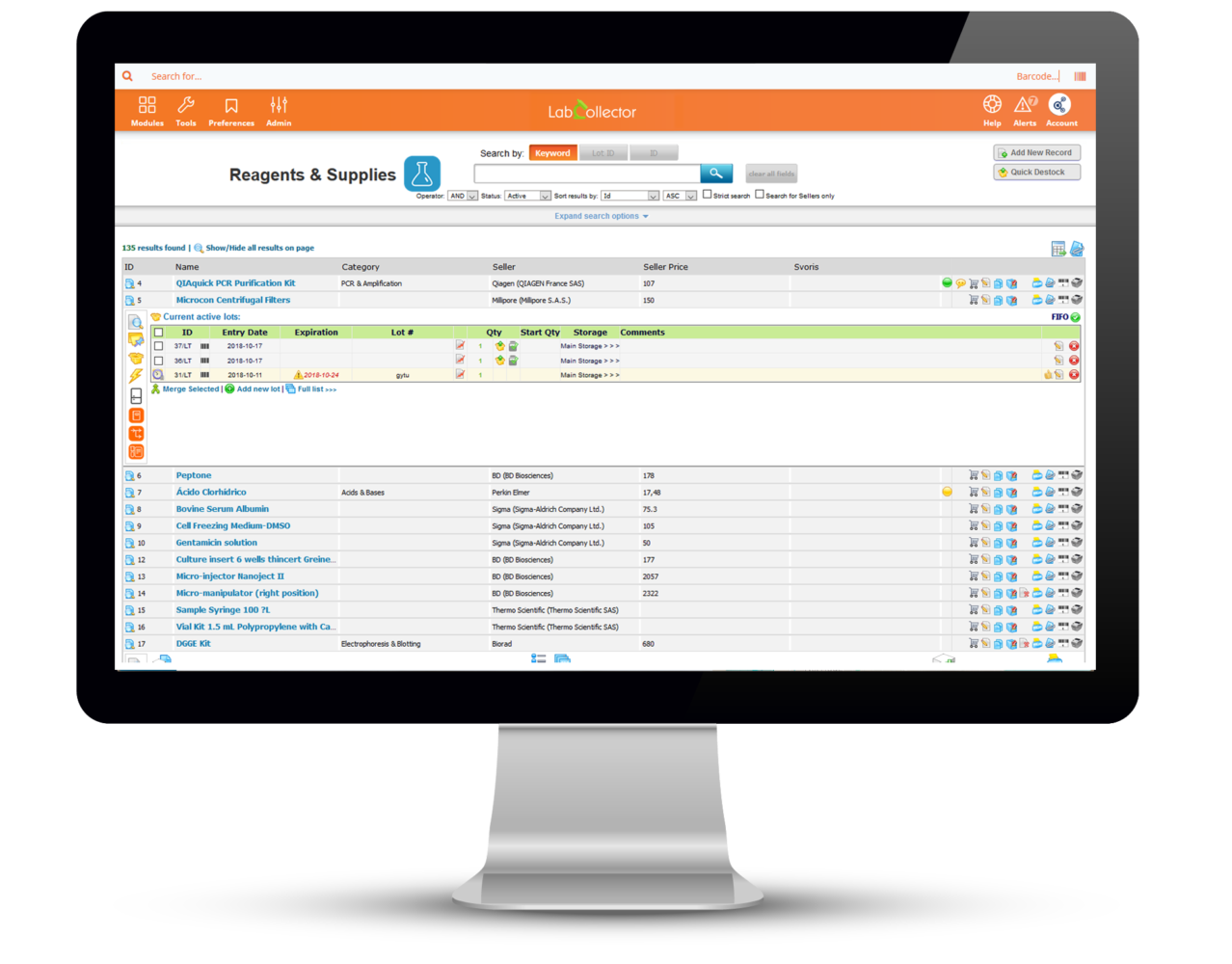 AgileBio Labcollector MSDS SDS Management