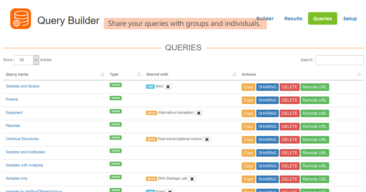 json query builder online